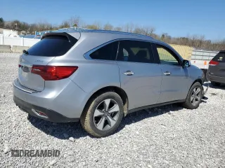 2016 Acura MDX with VIN 5FRYD4H27GB006294, listed as a Copart auction lot 53050055 with 169,558 mi miles and Salvage Title. Bid and sale history available at carsss.com. Image 3.