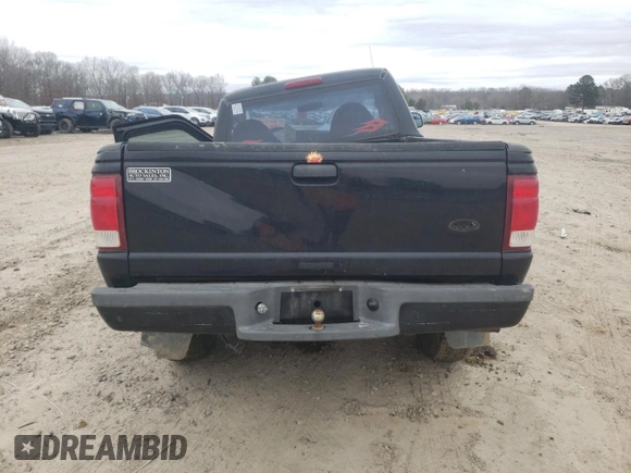 2003 Ford Ranger XL with VIN 1FTYR10U23TA50516, listed as a Copart auction lot 44624495 with 191,123 mi miles and Salvage Title. Bid and sale history available at carsss.com. Image 6.