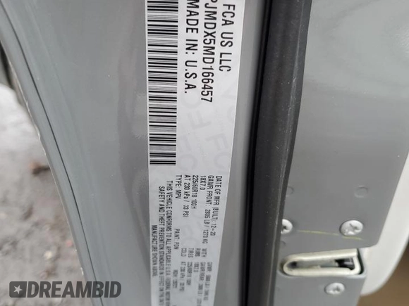 2021 Jeep Cherokee Limited с VIN 1C4PJMDX5MD166457, выставлен на аукционе Copart как лот 61470495 с пробегом 22 069 миль миль и Списание • Salvage title. История ставок и продаж доступна на DreamBid. Изображение 13.