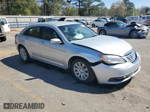2012 Chrysler 200 LX with VIN 1C3CCBAB3CN295994, listed as a Copart auction lot 49543835 with 167,323 mi miles and Salvage Title. Bid and sale history available at DreamBid. Image 4.