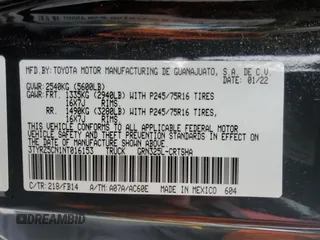 2022 Toyota Tacoma SR z VIN 3TYRZ5CN1NT016153, wystawiony jako Copart lot #56624785 z przebiegiem 88 633 mil mil oraz Czysty tytuł • Clean title. Historia ofert i sprzedaży dostępna na DreamBid. Obrazek 12.