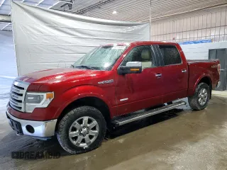 2013 Ford F-150 XL with VIN 1FTFW1ETXDFC16006, listed as a Copart auction lot 48343895 with 107,643 mi miles and Salvage Title. Bid and sale history available at carsss.com. Image 1.