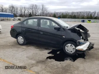2020 Mitsubishi Mirage ES with VIN ML32F3FJ9LHF12652, listed as a Copart auction lot 53478045 with 64,844 mi miles and Salvage title. Bid and sale history available at DreamBid. Image 4.