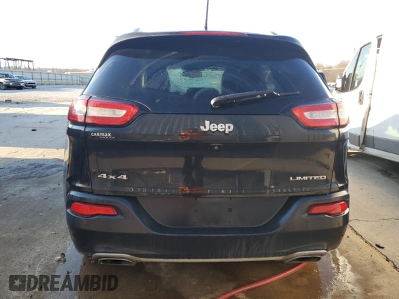 2015 Jeep Cherokee Limited with VIN 1C4PJMDS7FW717824, listed as a Copart auction lot 50645355 with 132,594 mi miles and Salvage Title. Bid and sale history available at carsss.com. Image 6.