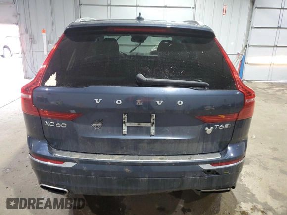 2020 Volvo XC60 Inscription with VIN YV4A22RL0L1549281, listed as a Copart auction lot 44229645 with 80,221 mi miles and Salvage title. Bid and sale history available at DreamBid. Image 6.