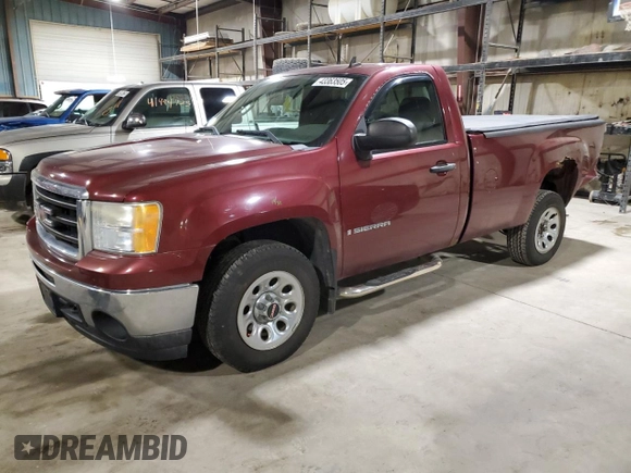 2009 GMC Sierra 1500 Work Truck z VIN 1GTEC14X99Z113450, wystawiony jako Copart lot #43363505 z przebiegiem 91 430 mil mil oraz Szkoda całkowita • Salvage title. Historia ofert i sprzedaży dostępna na DreamBid. Obrazek 1.