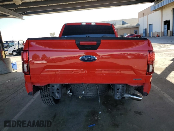 2018 Ford F-150 XL with VIN 1FTEX1CP8JKF82029, listed as a Copart auction lot 55521375 with 90,475 mi miles and Salvage title. Bid and sale history available at DreamBid. Image 6.