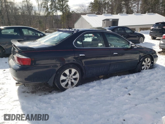 2003 Acura TL Type S w/Navigation System with VIN 19UUA56943A004800, listed as a Copart auction lot 43606285 with 253,523 mi miles and Clean Title. Bid and sale history available at carsss.com. Image 3.
