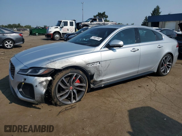 2021 Jaguar XF R-Dynamic SE with VIN SAJBL4GX9MCY88683, listed as a Copart auction lot 71461744 with 36,629 mi miles and Salvage Title. Bid and sale history available at carsss.com. Image 1.