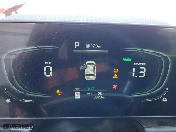 2023 Kia Niro Plug-In Hybrid EX with VIN KNDCS3LF7P5076224, listed as a Copart auction lot 41893285 with 3,978 mi miles and Salvage Title. Bid and sale history available at carsss.com. Image 9.