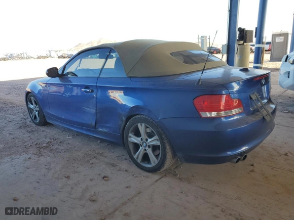 2010 BMW 1 Series 128i with VIN WBAUL7C50AVJ77979, listed as a Copart auction lot 79938664 with 53,740 mi miles and Salvage Title. Bid and sale history available at carsss.com. Image 2.