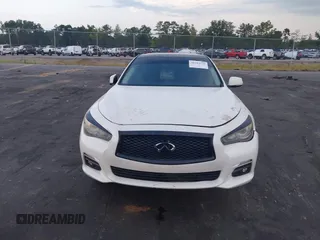 2014 Infiniti Q50 Premium with VIN JN1BV7AP3EM681742, listed as a IAAI auction lot 40342929 with 136,412 mi miles. Bid and sale history available at carsss.com. Image 13.