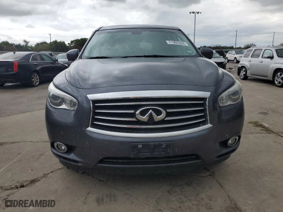 2013 Infiniti JX35 with VIN 5N1AL0MM3DC320793, listed as a Copart auction lot 71302324 with 171,359 mi miles and Clean Title. Bid and sale history available at carsss.com. Image 5.