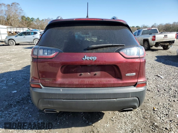 2019 Jeep Cherokee Latitude Plus with VIN 1C4PJLLN3KD147512, listed as a Copart auction lot 85783124 with 109,606 mi miles and Salvage title. Bid and sale history available at DreamBid. Image 6.