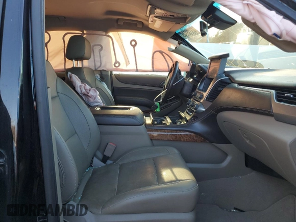 2019 Chevrolet Suburban Premier with VIN 1GNSKJKJ3KR195502, listed as a Copart auction lot 43738845 with Not Provided miles and Salvage Title. Bid and sale history available at DreamBid. Image 7.