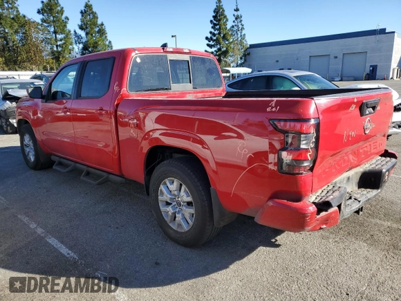 2022 Nissan Frontier SV with VIN 1N6ED1FJ0NN604848, listed as a Copart auction lot 42333815 with 158,373 mi miles and Salvage title. Bid and sale history available at DreamBid. Image 2.