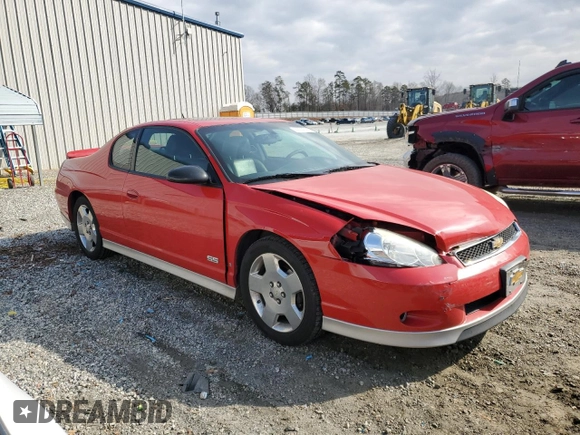 2006 Chevrolet Monte Carlo SS with VIN 2G1WL16C869244690, listed as a Copart auction lot 44009175 with 148,923 mi miles and Salvage Title. Bid and sale history available at carsss.com. Image 4.