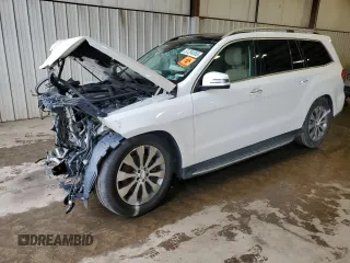2017 Mercedes-Benz GLS 450 z VIN 4JGDF6EE2HA875119, wystawiony jako Copart lot #57254555 z przebiegiem 131 617 mil mil oraz Szkoda całkowita • Salvage title. Historia ofert i sprzedaży dostępna na DreamBid. Obrazek 1.