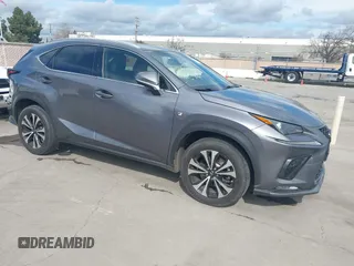 2019 Lexus NX with VIN JTJBARBZ3K2181136, listed as a IAAI auction lot 41648266 with 110,115 mi miles. Bid and sale history available at carsss.com. Image 1.
