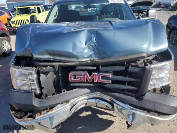 2011 GMC Sierra 1500 Work Truck with VIN 1GTR2TEA8BZ352844, listed as a Copart auction lot 46274475 with 96,108 mi miles and Clean Title. Bid and sale history available at carsss.com. Image 11.