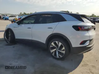 2021 Volkswagen ID.4 Pro S z VIN WVGKMPE22MP046499, wystawiony jako Copart lot #57947235 z przebiegiem 26 759 mil mil oraz Nie do naprawy • Non repairable. Historia ofert i sprzedaży dostępna na DreamBid. Obrazek 2.