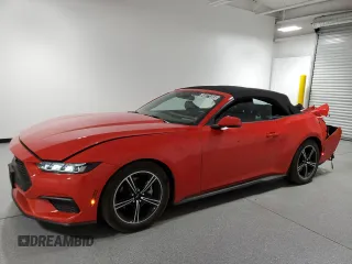 2024 Ford Mustang EcoBoost with VIN 1FAGP8UH1R5134207, listed as a Copart auction lot 54071405 with 24,921 mi miles and Clean Title. Bid and sale history available at carsss.com. Image 1.