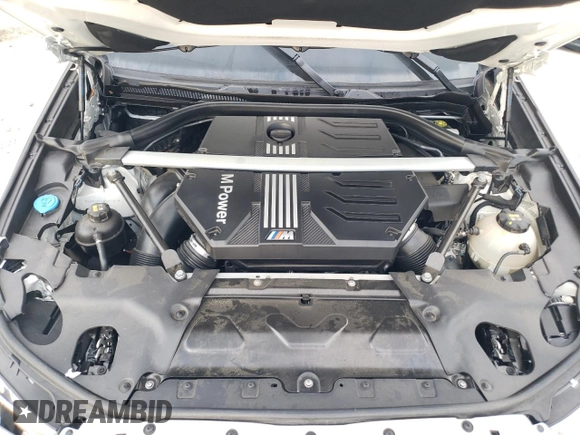 2021 BMW X3 M с VIN 5YMTS0C04M9G57284, выставлен на аукционе Copart как лот 79072684 с пробегом Не указан миль и Списание • Salvage title. История ставок и продаж доступна на DreamBid. Изображение 12.