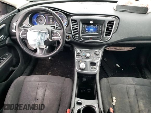 2015 Chrysler 200 Limited with VIN 1C3CCCAB5FN747342, listed as a Copart auction lot 53182605 with 132,566 mi miles and Salvage Title. Bid and sale history available at DreamBid. Image 8.