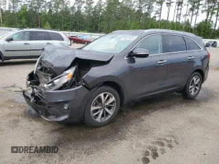 2019 Kia Sorento EX Sport with VIN 5XYPH4A52KG453042, listed as a Copart auction lot 55679945 with 75,269 mi miles and Salvage title. Bid and sale history available at DreamBid. Image 1.