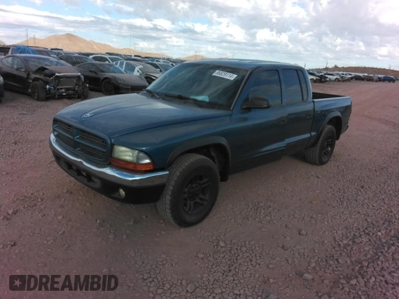 2003 Dodge Dakota Sport with VIN 1D7HL38N53S307805, listed as a Copart auction lot 86829114 with 193,521 mi miles and Clean Title. Bid and sale history available at carsss.com. Image 1.