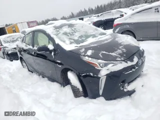 2019 Toyota Prius LE with VIN JTDL9RFUXK3009422, listed as a Copart auction lot 87360094 with 0 mi miles and Salvage Title. Bid and sale history available at carsss.com. Image 4.