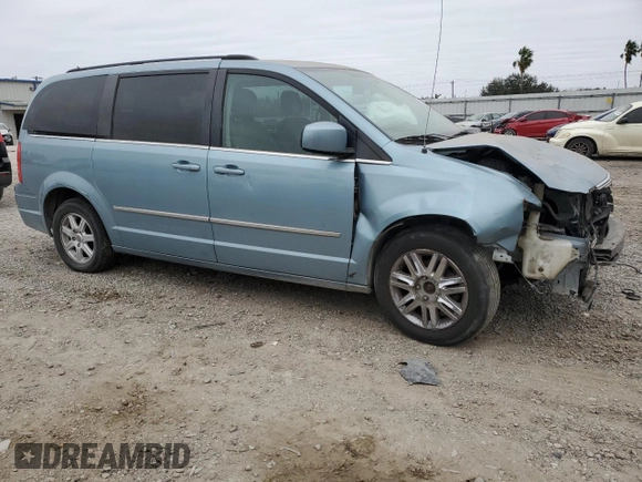 2010 Chrysler Town & Country Touring with VIN 2A4RR5D10AR285085, listed as a Copart auction lot 46134965 with 295,888 mi miles and Salvage Title. Bid and sale history available at carsss.com. Image 4.