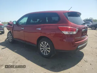 2014 Nissan Pathfinder S with VIN 5N1AR2MM9EC723513, listed as a Copart auction lot 61876695 with 77,712 mi miles and Salvage title. Bid and sale history available at DreamBid. Image 2.