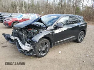 2023 Acura RDX w/A-Spec Package with VIN 5J8TC2H66PL802572, listed as a Copart auction lot 78595754 with 0 mi miles and Salvage Title. Bid and sale history available at carsss.com. Image 1.
