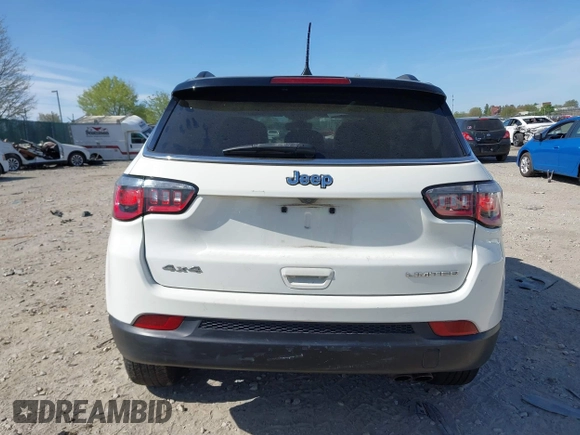 2019 Jeep Compass Limited with VIN 3C4NJDCB6KT740505, listed as a IAAI auction lot 42098770 with 57,733 mi miles and . Bid and sale history available at DreamBid. Image 15.