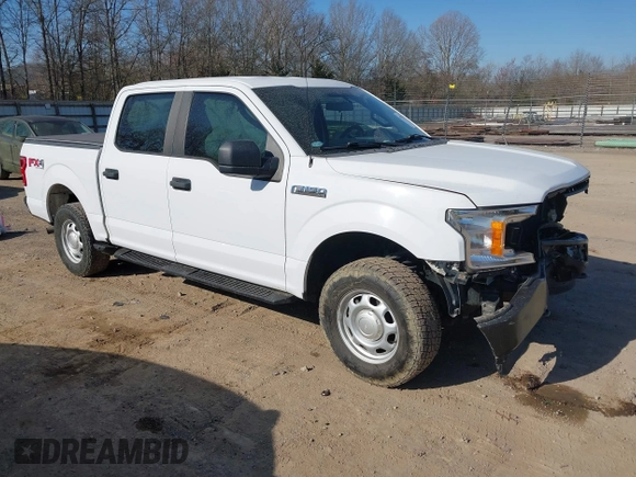 2019 Ford F-150 XL with VIN 1FTEW1EP8KKD98520, listed as a IAAI auction lot 41775566 with 128,021 mi miles. Bid and sale history available at carsss.com. Image 1.
