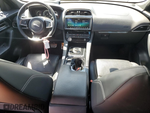 2017 Jaguar F-Pace 35t R-Sport with VIN SADCL2BV2HA058923, listed as a Copart auction lot 52214245 with 115,720 mi miles and Salvage title. Bid and sale history available at DreamBid. Image 8.