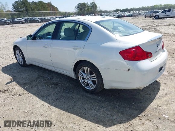 2010 Infiniti G37 Sedan Journey with VIN JN1CV6AP9AM402058, listed as a IAAI auction lot 41920401 with 214,714 mi miles. Bid and sale history available at carsss.com. Image 3.