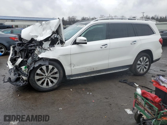 2018 Mercedes-Benz GLS 450 with VIN 4JGDF6EE7JB070619, listed as a Copart auction lot 40609874 with 65,482 mi miles and . Bid and sale history available at DreamBid. Image 1.