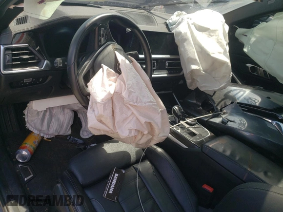 2020 BMW 3 Series 330i xDrive with VIN WBA5R7C08LFJ10597, listed as a Copart auction lot 53840925 with Not Provided miles and Salvage Title. Bid and sale history available at DreamBid. Image 8.