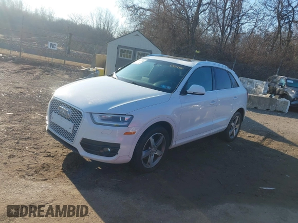2015 Audi Q3 Premium Plus with VIN WA1EFCFS9FR012788, listed as a IAAI auction lot 41655224 with 129,080 mi miles and . Bid and sale history available at DreamBid. Image 17.