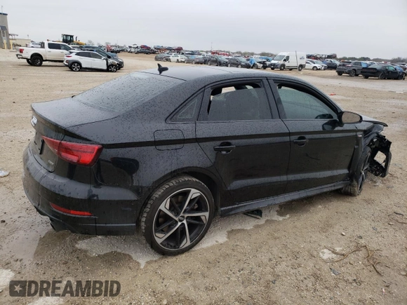 2020 Audi A3 Sedan S line Premium Plus with VIN WAUJEGFF3LA104892, listed as a Copart auction lot 82777233 with 83,297 mi miles. Bid and sale history available at carsss.com. Image 3.