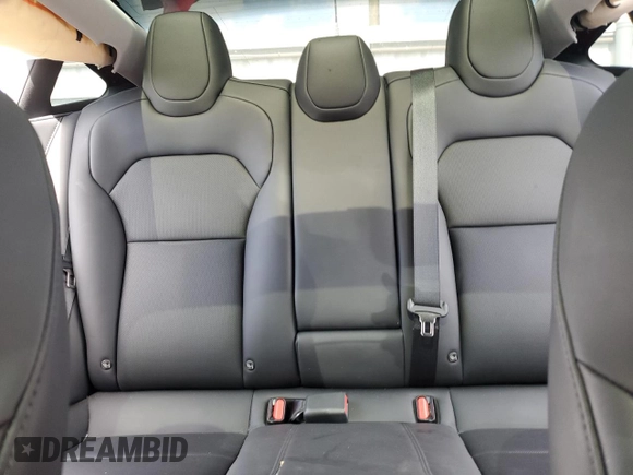 2025 Tesla Model 3 Long Range with VIN 5YJ3E1EA4SF897642, listed as a Copart auction lot 55498795 with 6,099 mi miles and Salvage title. Bid and sale history available at DreamBid. Image 10.