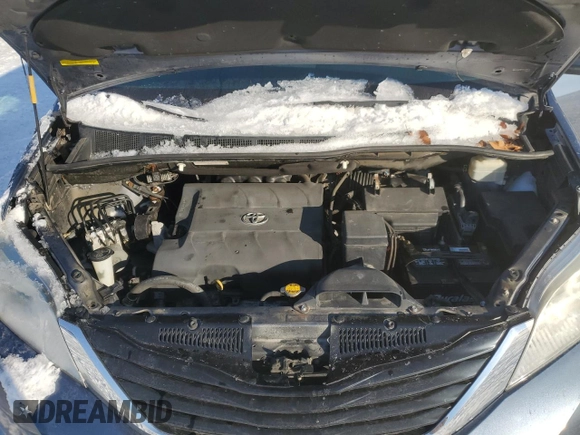 2013 Toyota Sienna LE AAS with VIN 5TDKK3DC4DS355829, listed as a Copart auction lot 41660235 with 99,517 mi miles and Salvage title. Bid and sale history available at DreamBid. Image 12.