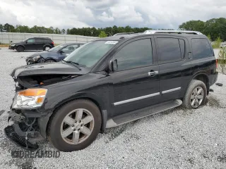 2012 Nissan Armada Platinum z VIN 5N1AA0NC4CN613049, wystawiony jako Copart lot #64414564 z przebiegiem 143 009 mil mil oraz Szkody całkowita. Historia ofert i sprzedaży dostępna na DreamBid. Obrazek 1.