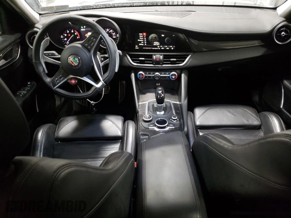 2019 Alfa Romeo Giulia Ti Sport with VIN ZARFANBN5K7615320, listed as a Copart auction lot 47382773 with 30,788 mi miles. Bid and sale history available at carsss.com. Image 8.