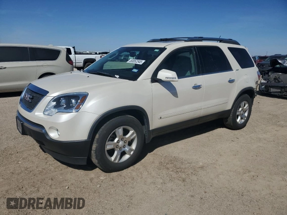 2009 GMC Acadia SLT2 z VIN 1GKEV33D39J210031, wystawiony jako Copart lot #50052345 z przebiegiem 195 945 mil mil oraz Szkoda całkowita • Salvage title. Historia ofert i sprzedaży dostępna na DreamBid. Obrazek 1.