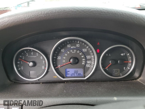2008 Hyundai Veracruz GLS with VIN KM8NU73C48U065927, listed as a Copart auction lot 47870955 with 125,738 mi miles and Clean title. Bid and sale history available at DreamBid. Image 9.