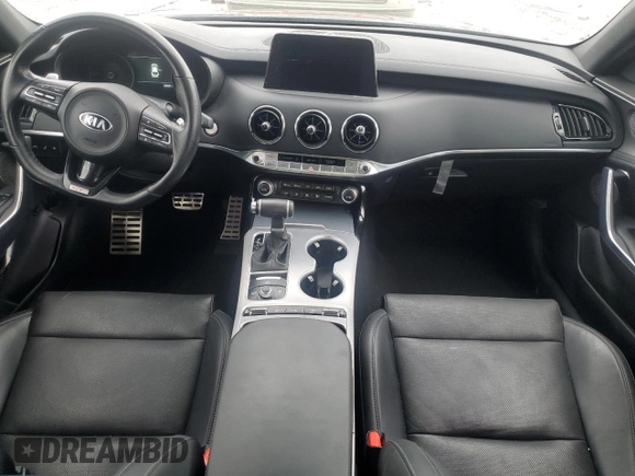 2019 Kia Stinger GT1 with VIN KNAE45LC0K6054506, listed as a Copart auction lot 79434114 with 29,497 mi miles and Non Repairable. Bid and sale history available at carsss.com. Image 8.