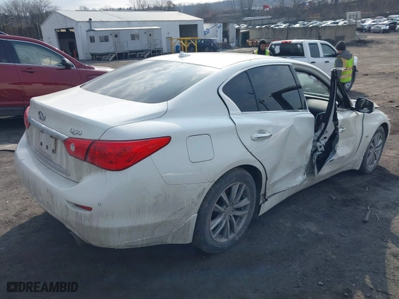2017 Infiniti Q50 3.0t Premium with VIN JN1EV7AR7HM840457, listed as a IAAI auction lot 41706462 with 98,371 mi miles. Bid and sale history available at carsss.com. Image 4.